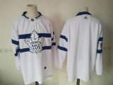 Adidas Toronto Maple blank white ice hockey Jersey