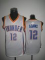 Oklahoma City 12 Steven Adams White NBA Jerseys