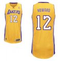 Los Angeles Lakers Dwight Howard 12# Yellow Home NBA Jersey