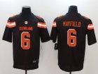 Browns #6 Baker Mayfield brown Nike Color Rush Limited Jerseys