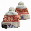 2024 Broncos beige orange NFL Sports Cuffed Knit Hats