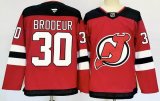 New Jersey Devils #30 Martin Brodeur Red hockey Jersey-PD