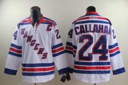 Reebok NHL New York Rangers 24 CALLAHAN White Jersey