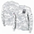 Detroit Lions Nike Arctic Camo 2024 Salute To Service Performance Long Sleeves T-Shirt