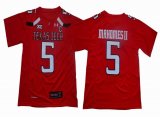 Texas Tech 5# Patrick Mahomes II Red College Football Jersey