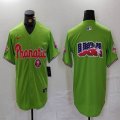 Nike Philadelphia Phillies blank light green majestic baseball jersey 03