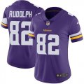 Women Nike Minnesota Vikings 82 Rudolph Purple Color Rush Limited Jersey