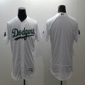 2016 Los Angeles Dodgers blank white green Flexbase Authentic Collection Jersey