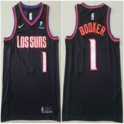 Phoenix Suns #1 Devin Booker black NBA basketball Jersey-TY