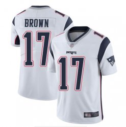 Nike New England Patriots #17 Antonio Brown white Color Rush Limited Jersey