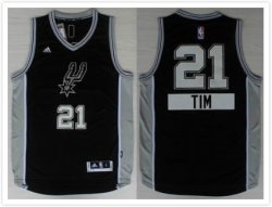 2014 San Antonio Spurs #21 Tim Duncan black NBA Christmas Jerseys