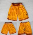 Cleveland Cavaliers nba shorts yellow