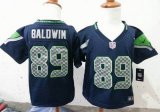 Nike Seattle Seahawks #89 Doug Baldwin Blue nfl children jerseys