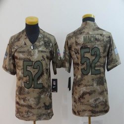 Youth Bears #52 Khalil Mack Nike Camo Salute to Service Limited Jersey