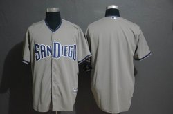 San Diego Padres bank gray majestic mlb Jerseys