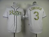 Tampa Bay Rays 3 Longoria white Jersey