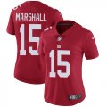 Women Giants #15 Brandon Marshall Nike red Color Rush Limited Jersey