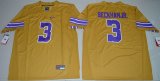 2016 LSU Tigers Odell Beckham Jr. 3 College Football Limited Throwback Legand Jersey - Gridiron Gold