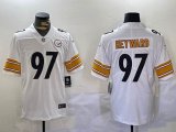 Pittsburgh Steelers #97 Heyward Nike white Color Rush Limited Jersey