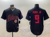 Nike Atlanta Falcons #9 Michael Penix Jr black Color Rush Limited Jerseys Joint name-BD 01