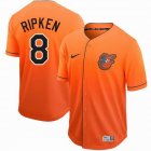 Nike Baltimore Orioles #8 Cal Ripken orange drift baseball jersey