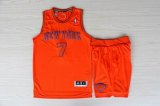 New York Knicks #7 Carmelo Anthony orange nba suits