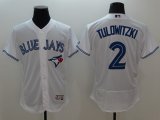 2016 Toronto Blue Jays #2 Troy Tulowitzki white elite baseball jerseys