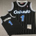 Orlando Magic #1 Penny Hardaway Throwback black basketball jersey-XD