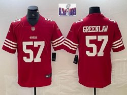 Nike San Francisco 49ers #57 Dre Greenlaw Red Color Rush Limited Jersey