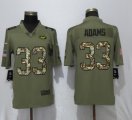 Nike New York Jets 33 Adams Olive Camo Carson 2017 Salute to Service Limited Jersey