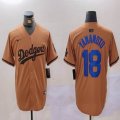 Nike Los Angeles Dodgers #18 Yoshinobu Yamamoto majestic baseball jerseys Joint Name