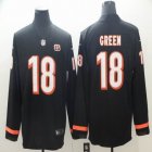 Nike Cincinnati Bengals A.J. Green #18 black Color Rush Limited Long Sleeves Jerseys