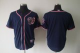 Washington National MLB Jerseys Blank Blue