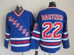 Reebok New York Rangers #22 Bartner CCM blue nhl jerseys