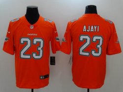 Nike Miami Dolphins #23 Jay Ajayi orange Color Rush Limited Jersey