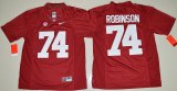 Alabama Crimson Tide Cam Robinson 74 College Football Limited Jersey - Crimson