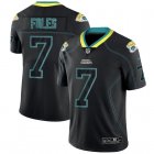 Jacksonville Jaguars #7 Nick Foles Lights Out Black Nike Color Rush Limited Jersey