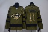 Adidas Minnesota Wild #11 Zach Parise green NHL hockey Jersey A patch