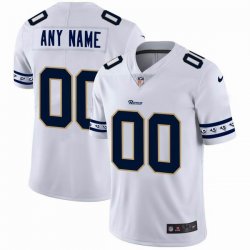 Custom Rams white new nike Color Rush Limited Jersey