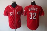 MLB Cincinnati Reds 32 BRUCE red jerseys