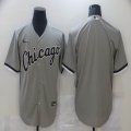 Nike Chicago White Sox blank gray majestic baseball Jersey-BD