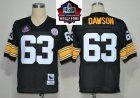 2012 Hall Of Fame Pittsburgh Steelers #63 Dermontti Dawson Jerseys Black NFL