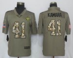 Nike New Orleans Saints 41 Kamara Olive Camo Carson 2017 Salute to Service Limited Jersey