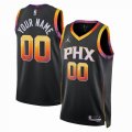 Customized Phoenix Suns black NBA Jerseys