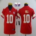 Women Nike Kansas City Chiefs #10 Hill red Color Rush Limited Jerseys