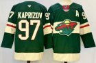 Minnesota Wild #97 Kirill Kaprizov green Ice hockey jersey-PD