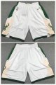 Nike Milwaukee Bucks white basketball shorts-XD