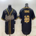 Nike New Orleans Saints #13 Micheal Thomas black MLB Baseball jersey Joint name-BD