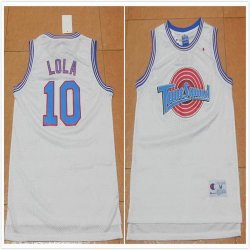 nba #22 #10 Lola new white Basketball Jersey