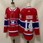 Adidas Montreal Canadiens #14 Nick Suzuki red hockey jersey-FH